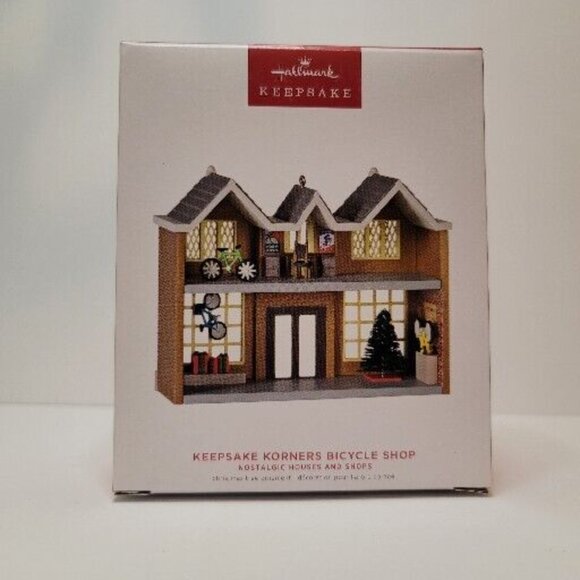 2022 Hallmark Christmas Ornament Keepsake Korners Bicycle Shop #39 Nostalgic - Picture 3 of 12